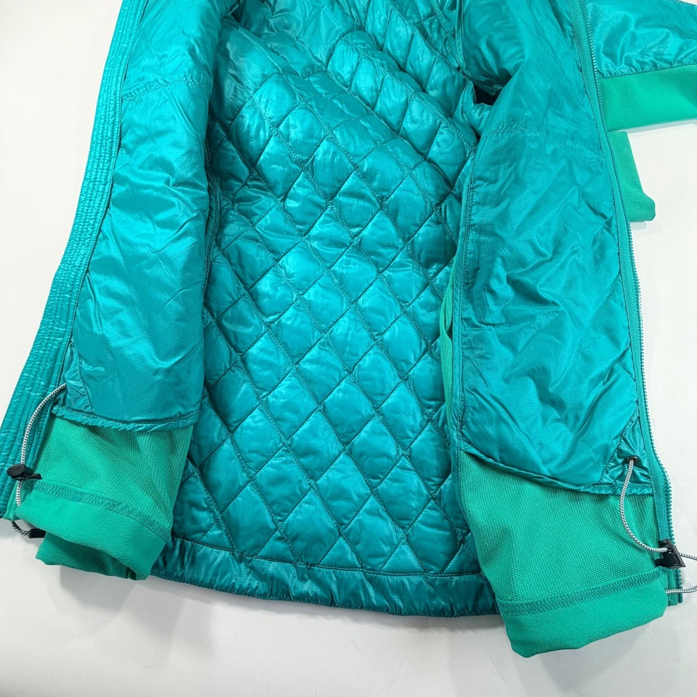 The North Face ThermoBall Hybrid Jacket Womens S Teal Quilted Full Zip Outdoor - Picture 6 of 12